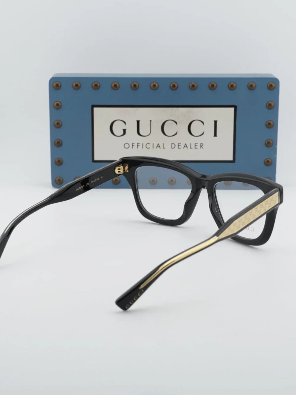 Gucci GG2066O 005 Women Square Eyeglasses 51mm - Black - Picture 6 of 10